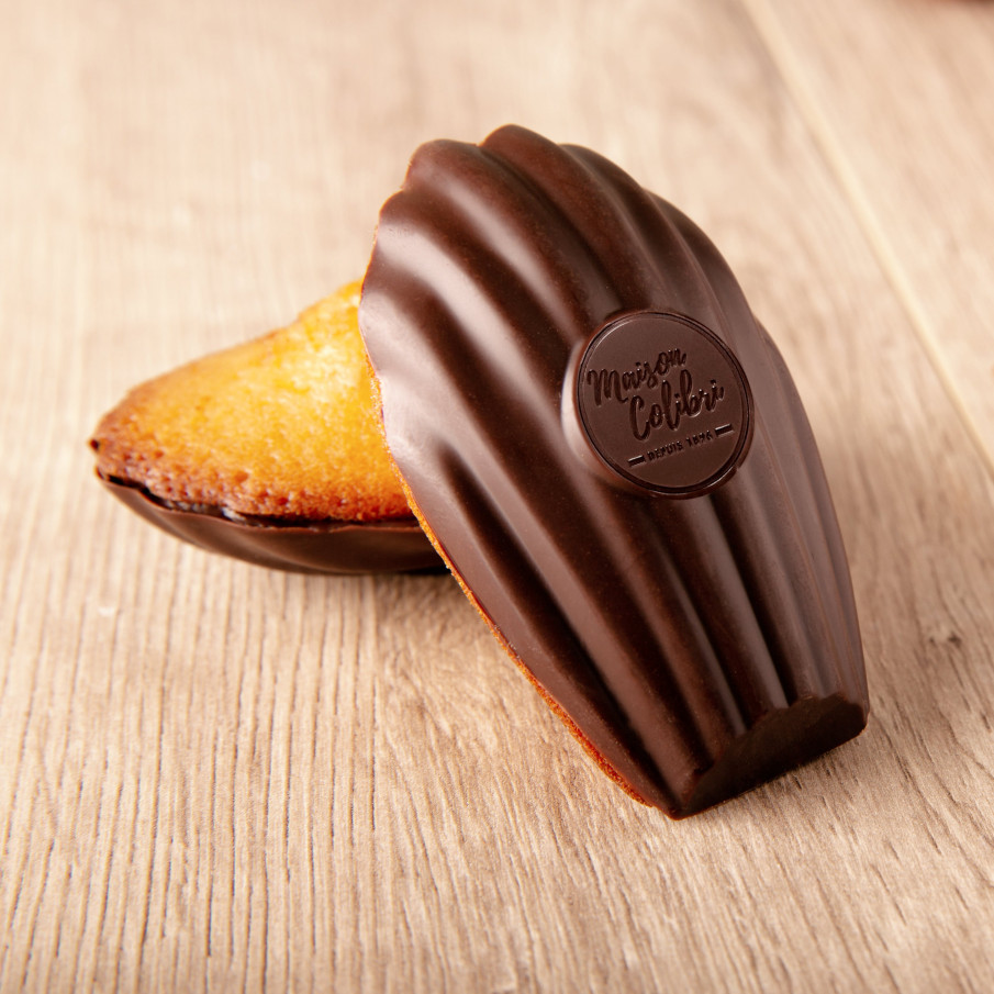 Madeleine coque chocolat noir épices de noël COLIBRI : le paquet de 240g à  Prix Carrefour