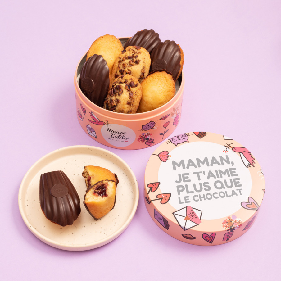 Coffret de Noël à personnaliser - Madeleines Maison Colibri